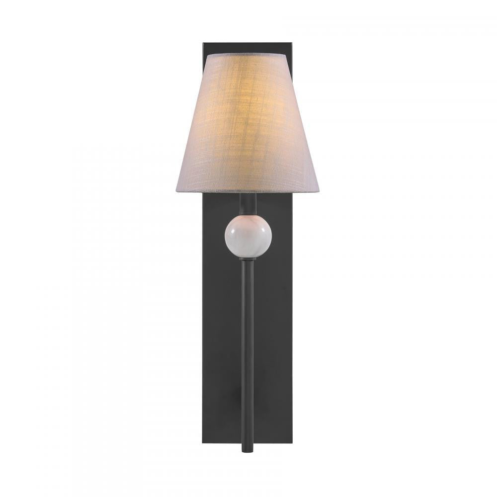 Savoy House Travis 1-Light Wall Sconce in Matte Black, Savoy House 9-1968-1-89 ALYJL