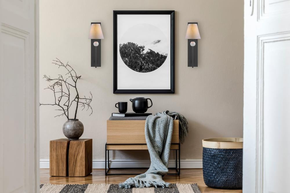 Savoy House Travis 1-Light Wall Sconce in Matte Black, Savoy House 9-1968-1-89 ALYJL