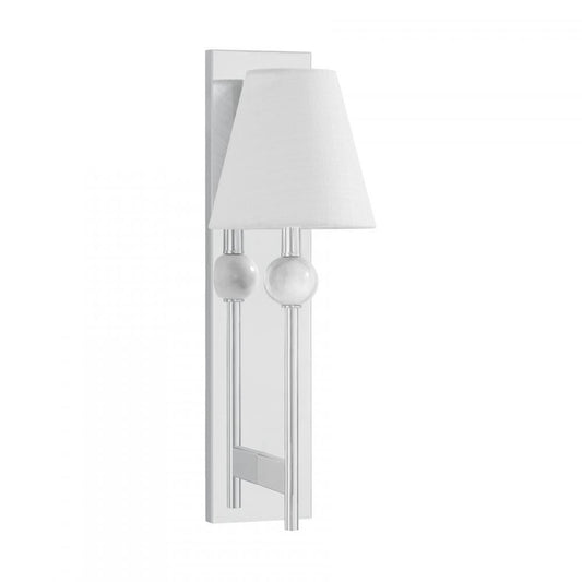 Savoy House Travis 1-Light Wall Sconce Polished Chrome