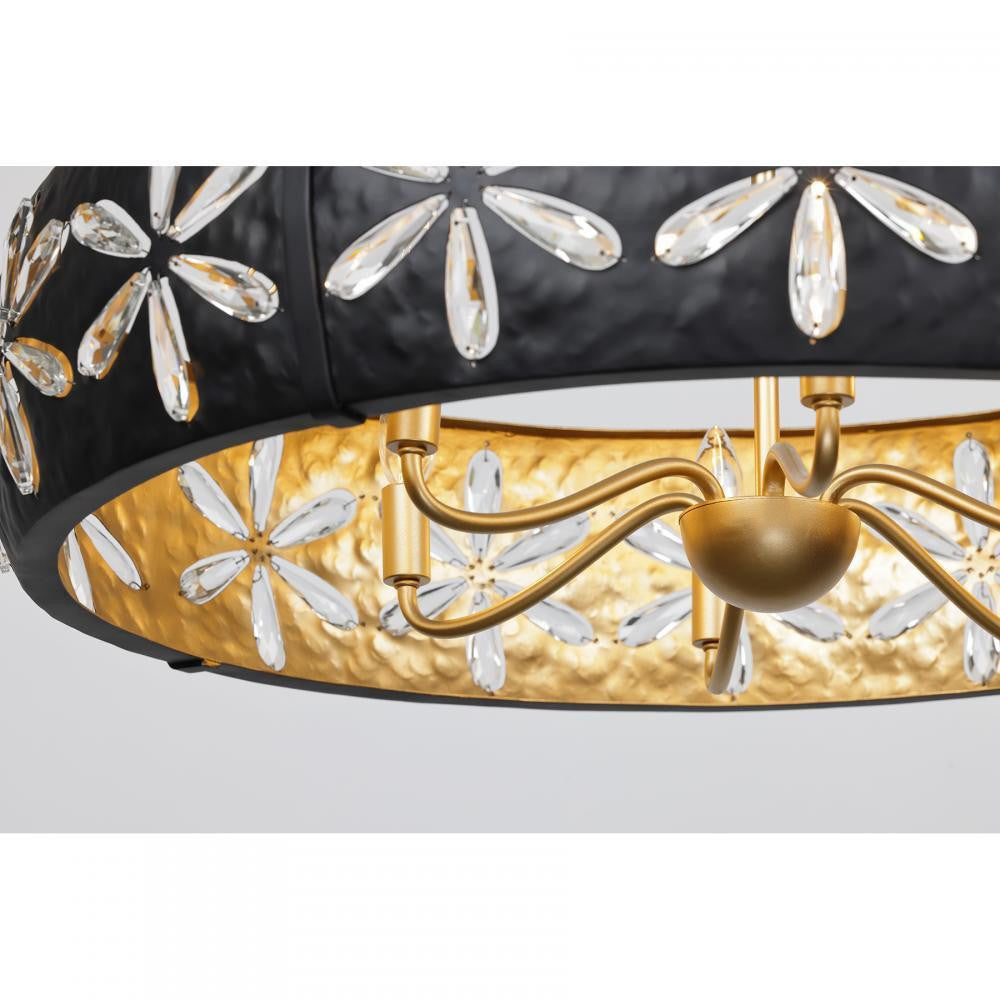 Venice 6-Light Chandelier Savoy House 1-2493-6-104