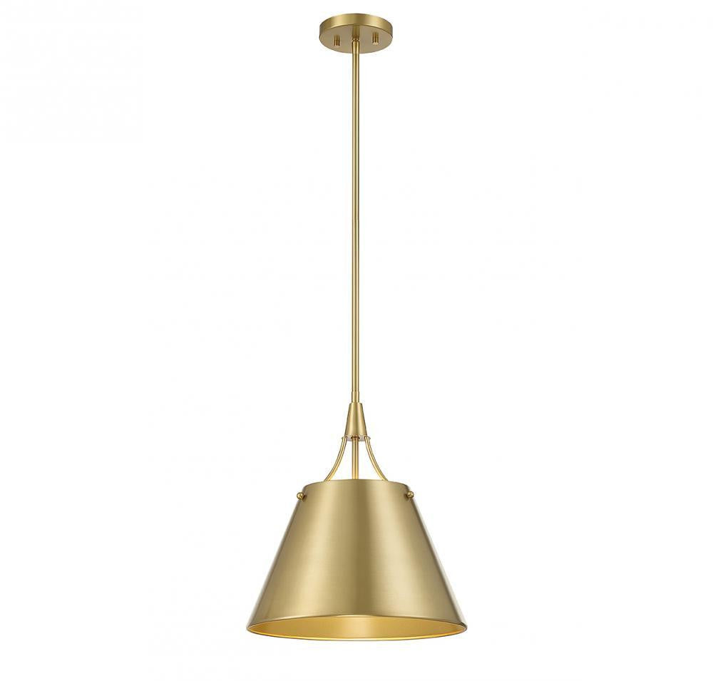 Savoy House Willis Pendant Warm Brass