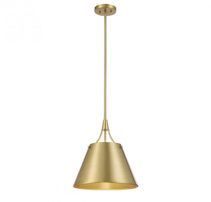 Savoy House Willis Pendant Warm Brass