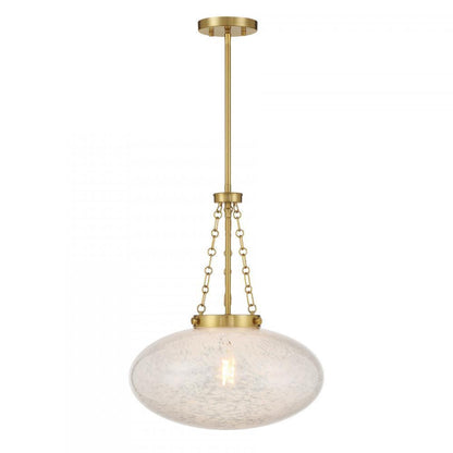 Savoy House Willow 1-Light Pendant Warm Brass
