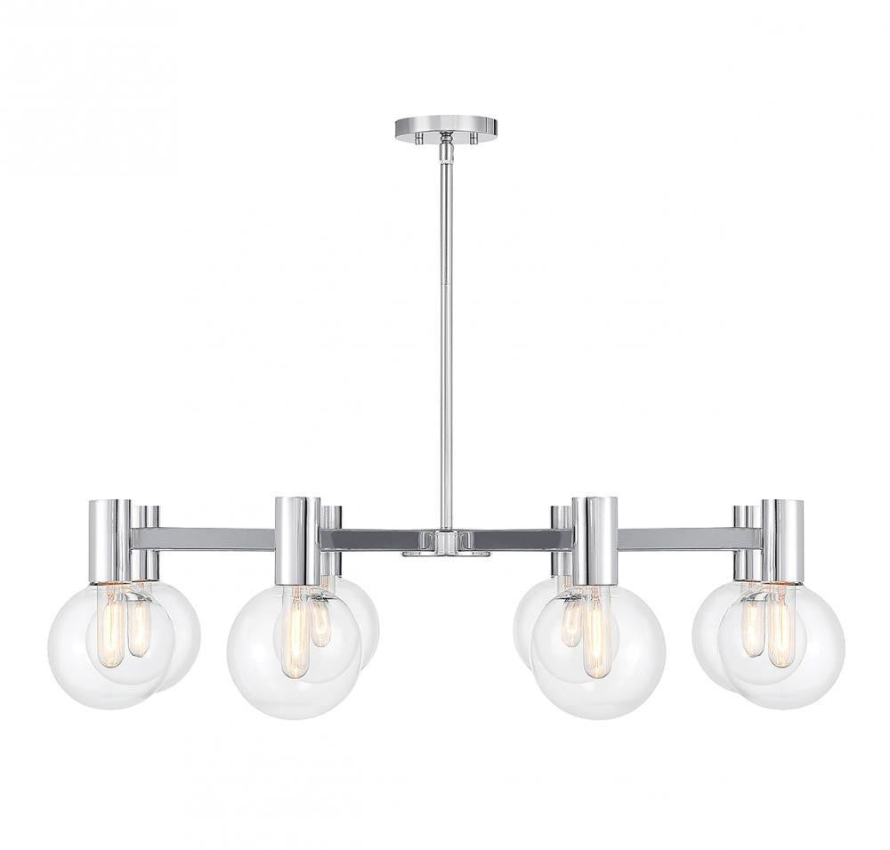 Savoy House Wright 8-Light Chandelier Chrome