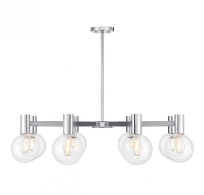 Savoy House Wright 8-Light Chandelier Chrome