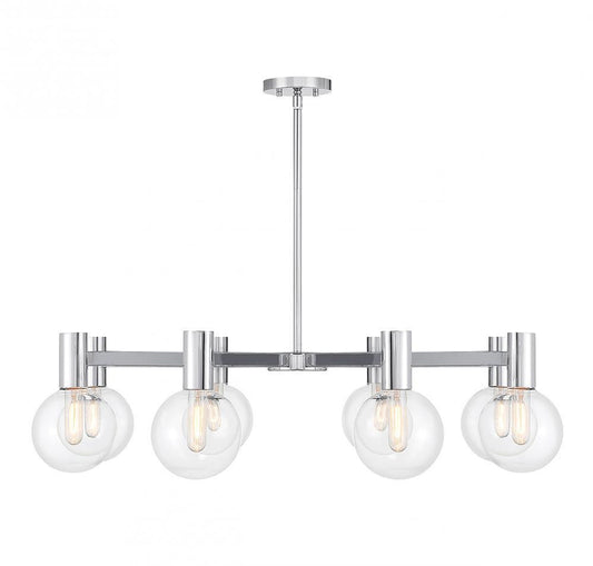 Savoy House Wright 8-Light Chandelier Chrome