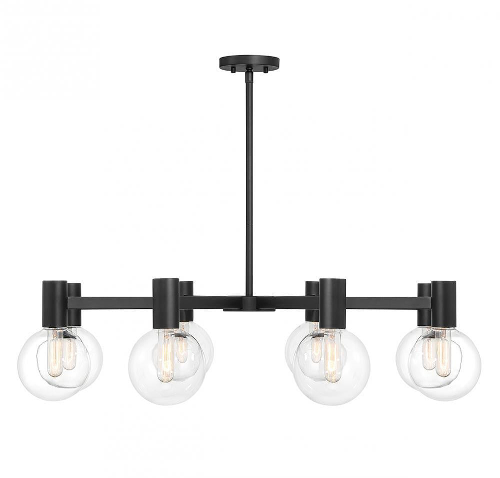 Savoy House Wright 8-Light Chandelier Matte Black