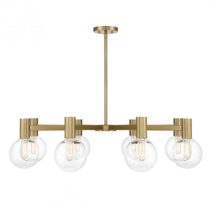 Savoy House Wright 8-Light Chandelier Warm Brass
