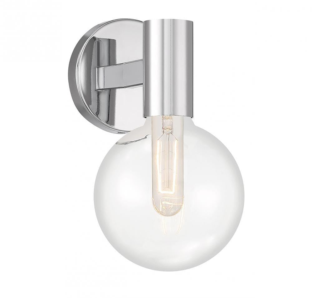 Savoy House Wright Wall Sconce Chrome