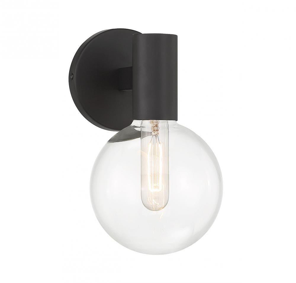 Savoy House Wright Wall Sconce Matte Black