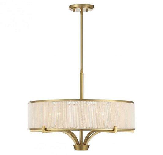 Savoy House Wynwood 5-Light Chandelier Warm Brass
