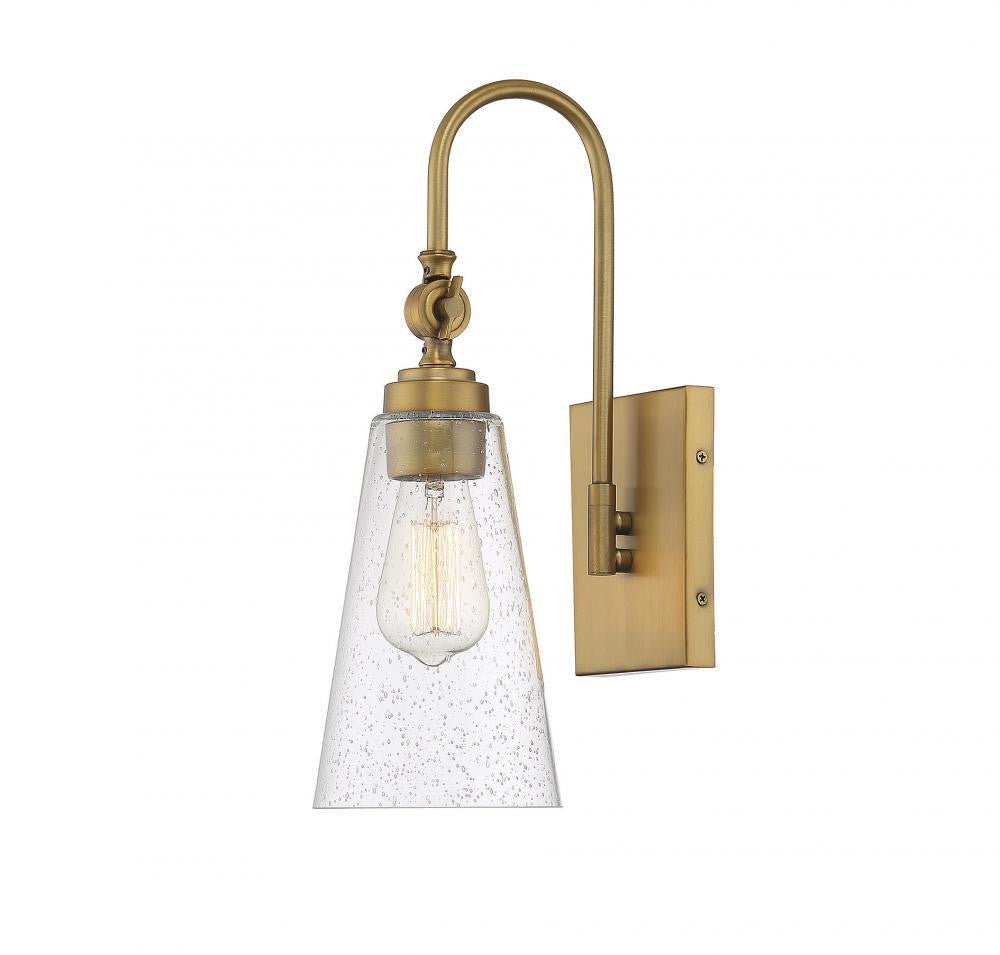 Savoy House York Wall Sconce Satin Nickel