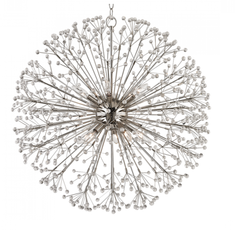 Hudson Valley Dunkirk Chandelier Polished Nickel