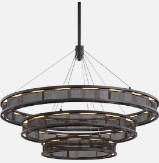 Troy Fuze Chandelier Soft Off Black