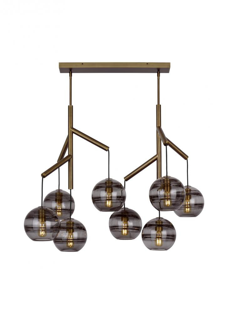 Visual Comfort Modern Sedona Double Chandelier 