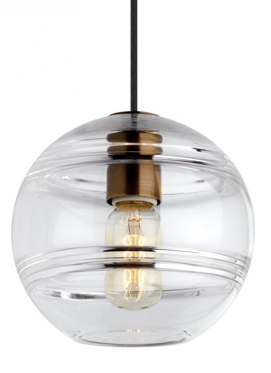 Visual Comfort Modern Sedona Medium Pendant Brass, Aged Brass