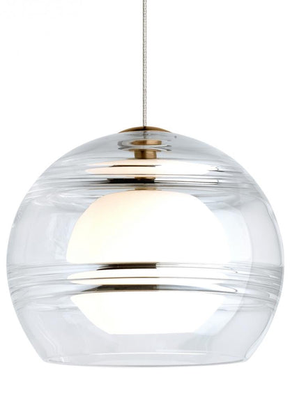 Visual Comfort Modern Sedona Pendant Brass, Aged Brass