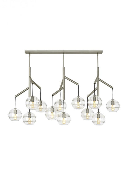 Visual Comfort Modern Sedona Triple Chandelier 
