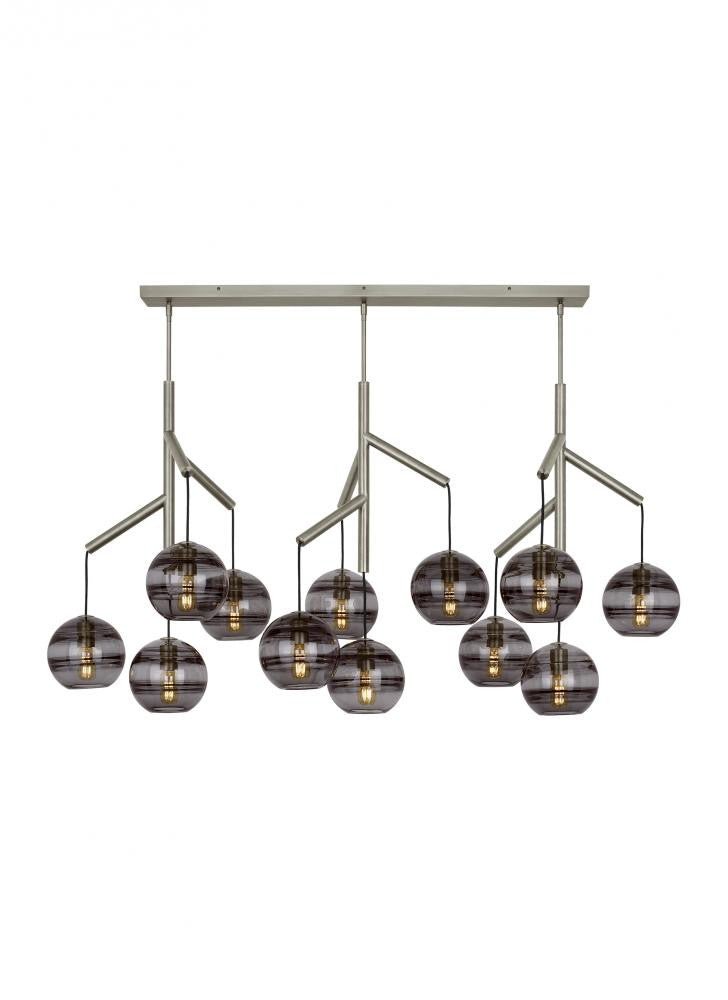 Visual Comfort Modern Sedona Triple Chandelier 