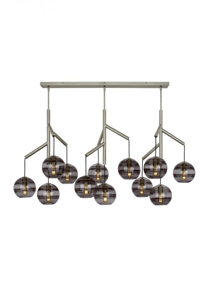 Visual Comfort Modern Sedona Triple Chandelier 