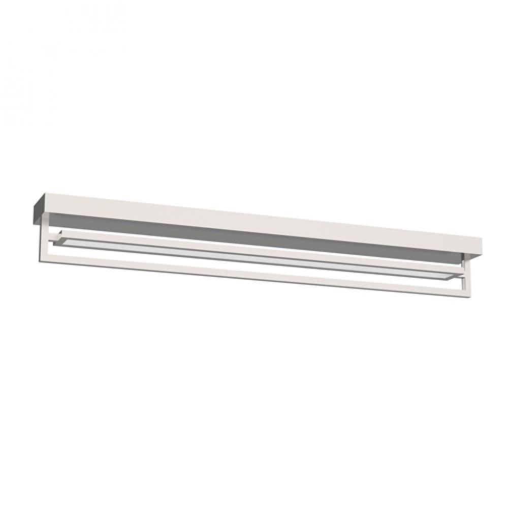 Kuzco Lighting Inc Mondrian 40-in LED Semi-Flush Mount Brushed Nickel