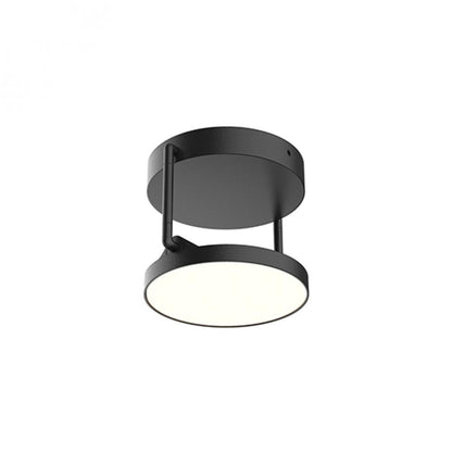 Kuzco Lighting Inc Novel 5-in LED Semi-Flush Mount Black