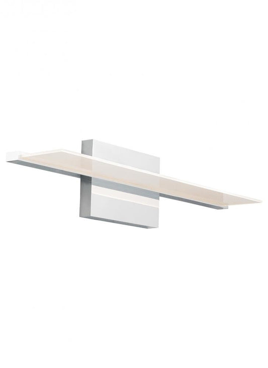 Visual Comfort Modern Span LED Bath Vanity 277V Chrome