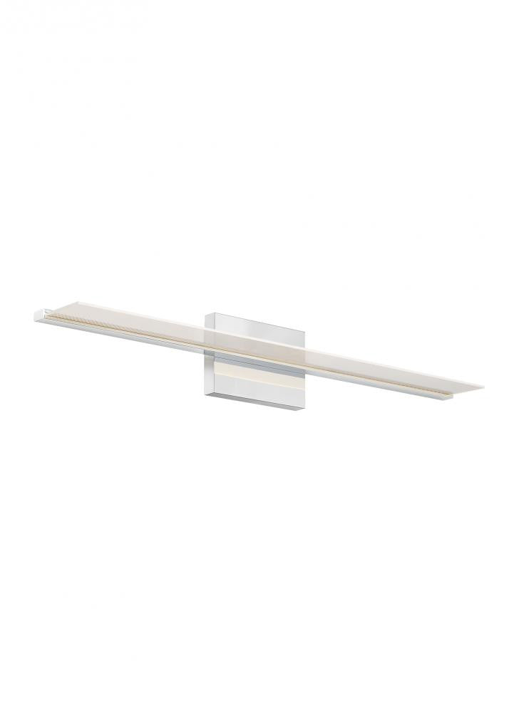 Span Bath Vanity, 1-Light, LED, Chrome, 35.5"W (700BCSPANB3C-LED930 703TCTY)