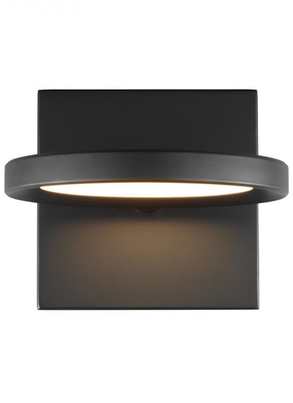 Visual Comfort Modern Spectica Wall Sconce Black, Matte Black