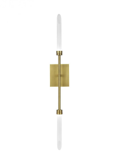 Visual Comfort Modern Spur Wall Sconce Brass, Aged Brass