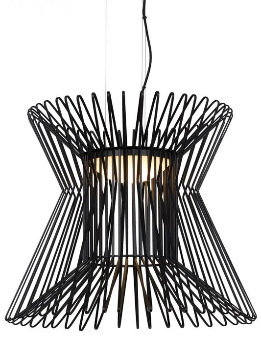Visual Comfort Modern Syrma Pendant Black