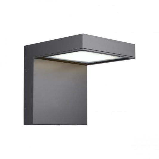 Visual Comfort Modern Taag Outdoor Wall Sconce Black, Charcoal