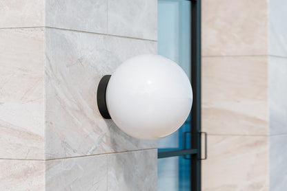 Troy Ansel Outdoor Wall Sconce Black 10"W x 10"H