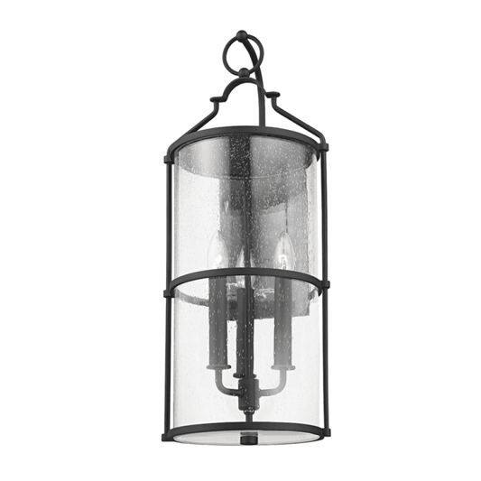 Troy Burbank Wall Sconce Texture Black