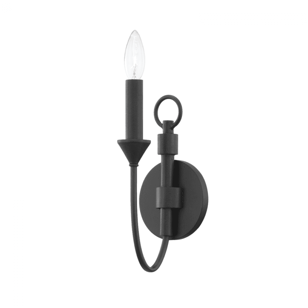 Troy Cate Wall Sconce Forged Iron