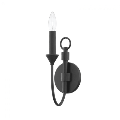 Troy Cate Wall Sconce Forged Iron
