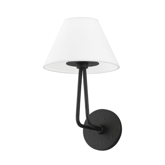 Troy Cosmo Wall Sconce Black Iron