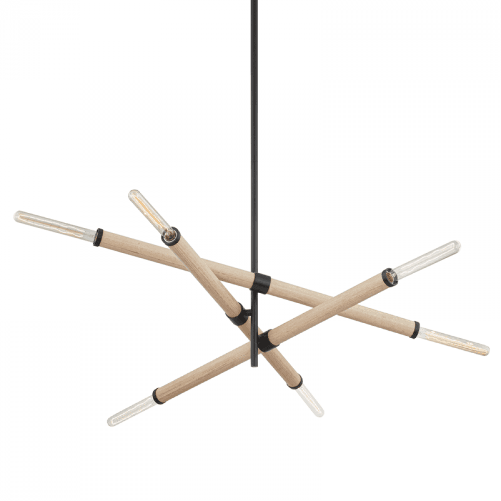 Troy Cruiz Chandelier Black