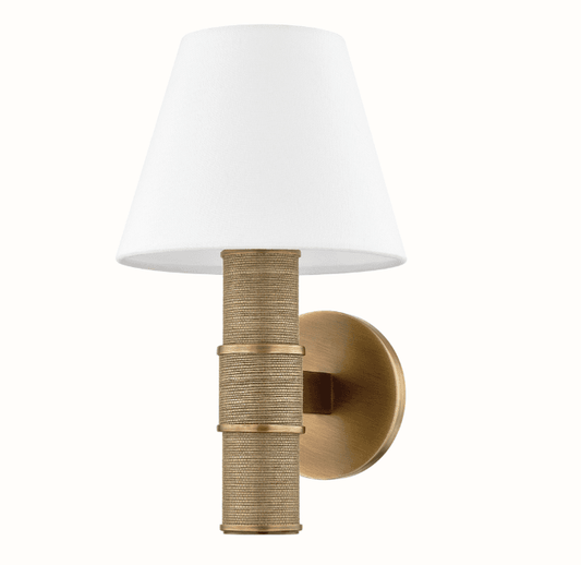 Troy Denton Wall Sconce Patina Brass