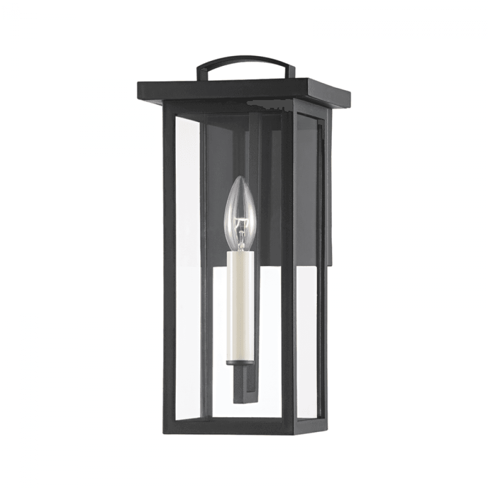 Troy Eden Wall Sconce Texture Black
