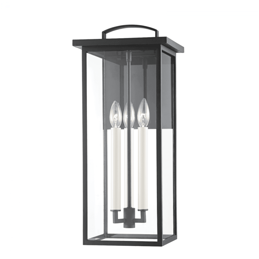 Troy Eden Wall Sconce Texture Black