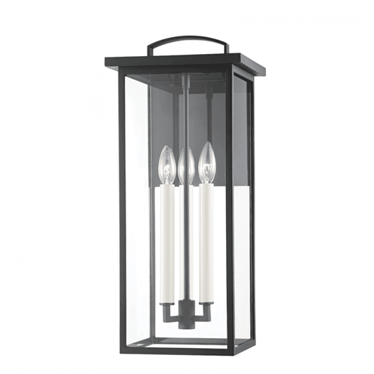 Troy Eden Wall Sconce Texture Black