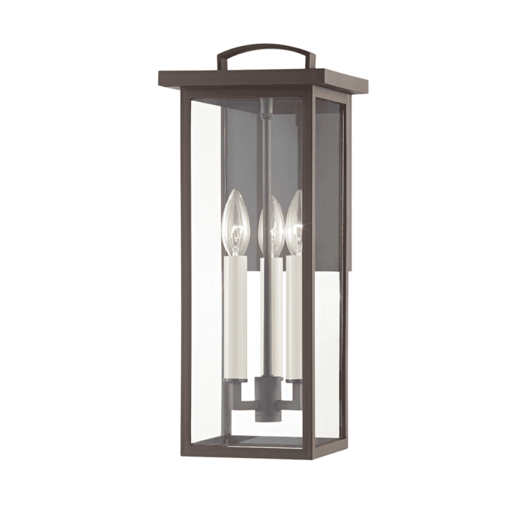 Troy Eden Wall Sconce Textured Bronze