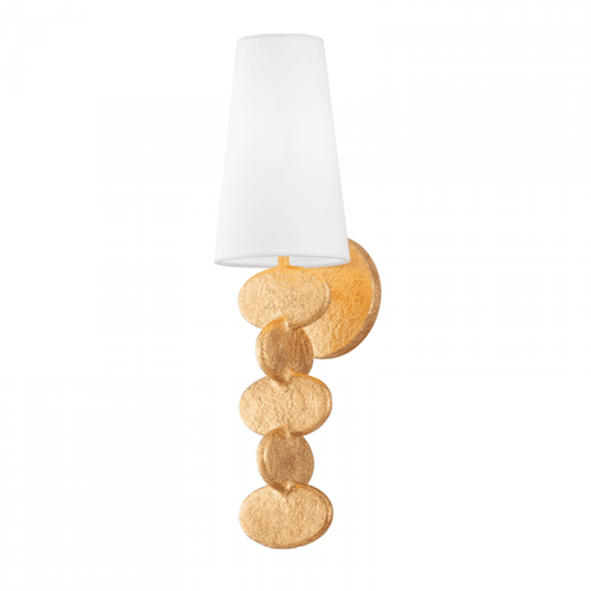 Troy Ellios Wall Sconce Vintage Gold Leaf