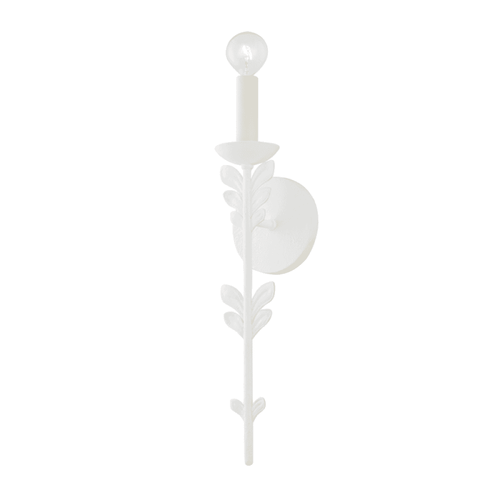 Troy Florian Wall Sconce Gesso White