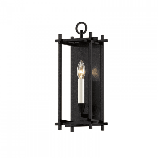 Troy Huck Wall Sconce Black Iron