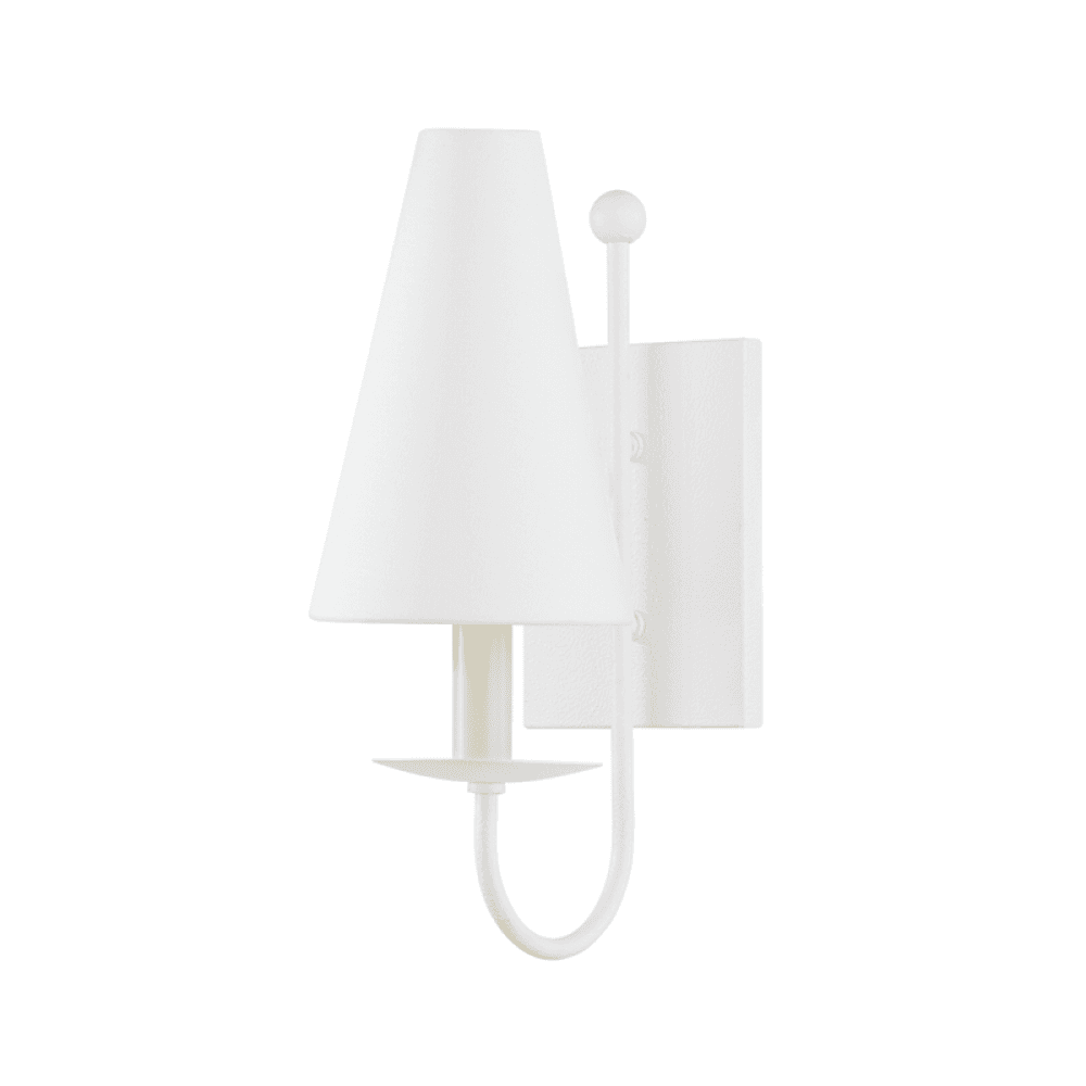 Troy Idris Wall Sconce Gesso White