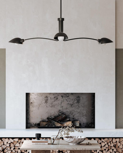 Troy Leo Pendant Black 68.8"W x 14.3"H
