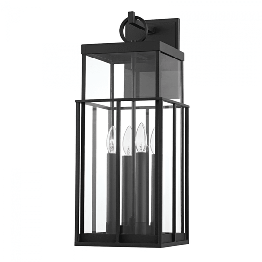 Troy Longport Wall Sconce Texture Black