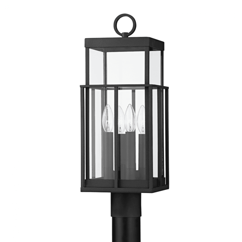 Troy Longport Post Mount Texture Black
